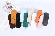 [CRMY] Women's Ankle Socks 10 Pieces of Sports Low-top Socks Ladies Running Cushioning Sole Socks
