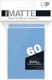 Ultra Pro PRO-Matte Small Deck Protector Sleeves, Light Blue (Pack of 60)