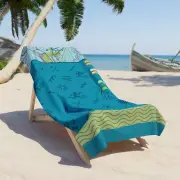 Orienteering Towel Beach Cruise Party Original Design 2 Sizes Colorful NEW