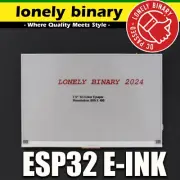 Lonely Binary ESP32 7.5" Eink Paper Three Color Display Works with Arduino IDE