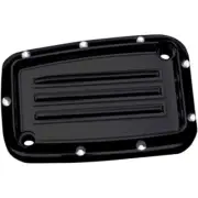 Covingtons Black Dimpled Front Brake Master Cylinder Lid for '17 - '19 | C1176-B