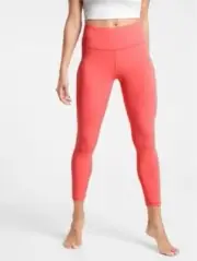 NEW ATHLETA Transend 7/8 Tight Pink Coral Mediuml NWT