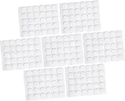 LAPYAPPE 7Sheets Removable Double Sided Adhesive Dots Transparent Traceless Sticky Strips for DIY Decoration Fixing Strong Adhesion Cost Total Adhesive