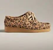 Anthropologie MOCCASIN PLATFORM LOAFERS SUEDE LEATHER SHOES MOCHA CHEETAH 38 8 M