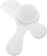 Totority Baby Hair Brush Comb Set Newborn Gentle Scalp Scrubber Soft Bristles Cradle Cap Grooming Kit