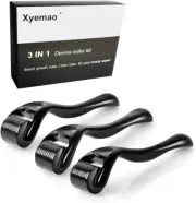 Beard Growth Roller Derma Roller 3Pack 0.5n 1.0 1.5 mm Beard Roller Titanium