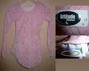 NEW Ice Skating Rhythmic Gymnastics Dance Tap Dress Pink Girls 8 10 14 16 or AS