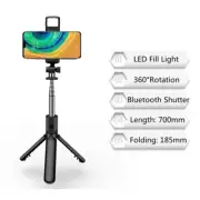 New 3 in 1 Wireless Selfie Tripod with Fill Light Bluetooth Shutter Remote Contr