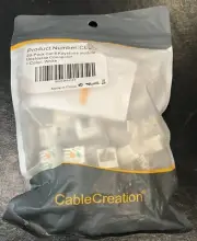 20 Pack Cat 6 Keystone Module Unshielde Connector White -A0023