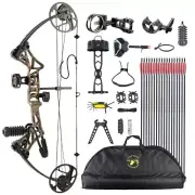 TOPOINT M1 15-70LB COMPOUND BOW Package with Soft Bag