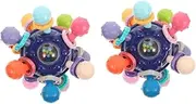 SAFIGLE 2pcs Manhattan Catch Ball Kids Toys Infant Toys Toddler Toys Sensory Toy Baby Toy Baby Grasping Ball Toys Toddler Activity Toy Stretch Toy Child Elastic Teething Stick Plastic