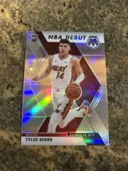 2019-20 Tyler Herro RC Rookie Mosaic Silver #280 Prizm Rookie Heat Finals Debut