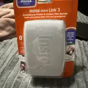 Brand New Fujifilm Instax Mini Link 3 Smartphone Printer & Instant Film Bundle
