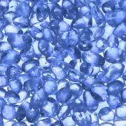 Glass Stones 453g/1 lbs Glass Pebbles Marbles Beads Gem Stone(5-9 MM Light Blue)