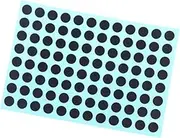 AsrMyjcx Conductive Button Pad Button Contact Control Key Pads Parts Round Buttons Repair Replacement Part for Electronic Keyboard, Diameter 6 mm