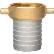 Apache 2" Aluminum Female Short Shank Coupling w/ Brass Nut 43076000