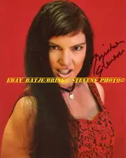 BRINKE STEVENS HEADSHOT COLOR PHOTO AUTOGRAPHED