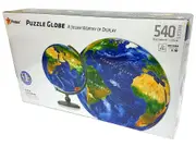 Puzzle Sphere 9" Blue Earth Jigsaw Puzzles 540 -- Pintoo