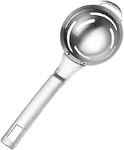 Egg Separator Sieve - Egg Separator Spoons - Stainless Steel Egg Separate Spoon | Egg Strainer Stainless Steel Egg Yolk White Filter,Egg Filter Splitter Compact Egg Extractor for Home Restaurant