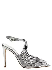[Nicolo' Beretta] Nicolo' Beretta-Beiby Sandali Silver-Donna 38.5IT Silver