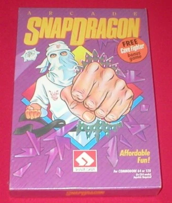Arcade SnapDragon & Cave Fighter for Commodore 64 C64 128 Computer NEW SEALED