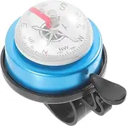 WOONEKY Multi Function Cycling Bell with Compass Loud and Road Cycling Bell Durable and Bicycle Accessory for Bicycles