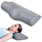 Cervical Neck Pillows High Density Memory Foam For Bolster Support Sleeping