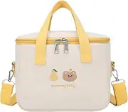 Nappy Bag - Small Changing Bag, Cute Travel Changing Bag, Storage Bag with Large Capacity and Insulating Compartment, Adjustable Changing Bags, yellow, Siehe Beschreibung