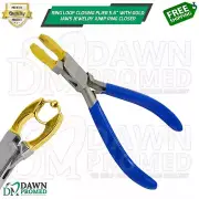 Ring Loop Closing Plier 5.6" With Gold Jaws Jewelry Jump Ring Closer German Gr