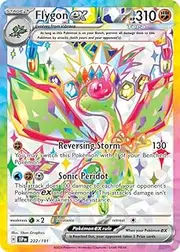 Pokemon - Flygon ex 222/191 - Surging Sparks – Full Art Ultra Rare – Foil Card