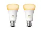 Philips Hue B22 Smart LED Globes A60 Bulb - 2 Pack