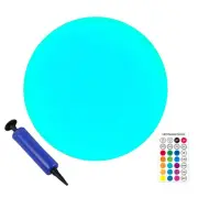 Floating Pool Light Inflatable Remote Control-1 Pack,Solar LED Glow Ball1011