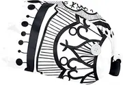 [FVQL] 2PCS Nursing Caps Scrub Caps Women Scrub Hat, Art Pattern Yin Yang Floral Mandala