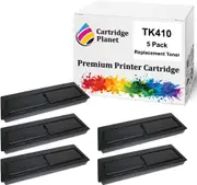 5-Pack Non-Genuine Toner Cartridge for Kyocera TK-410 (15000 Pages) for Kyocera KM1620 KM1635 KM1650 KM2050