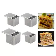 Mini Loaf Pan for Baking Roasting Rectangular Dish Square Mille Feuille Pan