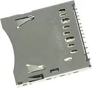 Replacement Card Slot Socket SD Card Socket for Nintendo 3DS 2DS, PCB Mount SD Card Slot for 3DS 2DS Accessories Repair Parts