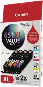 Canon CLI651 XL Value Pack
