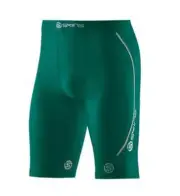 SALE | SKINS DNAMIC MENS COMPRESSION HALF TIGHTS - DARK GREEN
