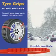 Car Snow Grip Emergency Wheel Tire Traction Support Help Ice Aid Mud Sand