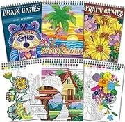 OSIMIG Adult Colouring Books Set - Colour by Numbers for Adults, 3 Colouring Books for Flowers , Nature Landscapes, Animals, Colouring Books for Adults to Relax and Relieve Anxiety, 60 Patterns Top Spiral Bound