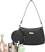 Underarm Purse | Diagonal Pattern Top Handle Satchel PU Leather Pouch,Underarm With Small Bag Shoulder Bag For Travel