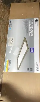 Commercial Electric 4 ft led color changing Decorative Flush Mount