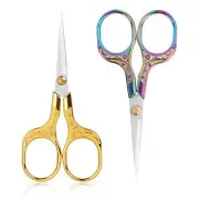 Vintage Embroidery Sharp Scissors 2 Pack 5 Inches Craft Sewing Scissor Pointe...