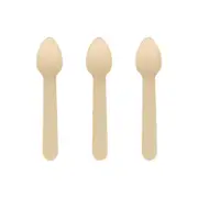 Eco Wooden Mini Spoons (Pack of 25)