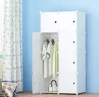 Classic Black White 8 Cube Storage Kid Cabinet Wardrobe Toy Book Shelve AU Stock