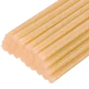 30pcs Mini Hot Glue Gun Sticks 8" x 0.43" for Glue Gun, Glitter Orange