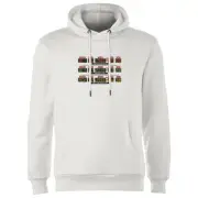 Back To The Future Destination Clock Hoodie - White