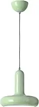 CJLWSLCO Nordic Minimalist Style Pendant Light Orange Metal Pendant Light Adjustable Hanging Ceiling Light Fixture with E26 Base for Kitchen Island Dining Room Bedroom Hallway Bar Living Room(Green)