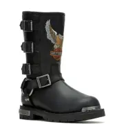 Harley-Davidson Men's 10" Corley Riding Boot Black - D87305, Black