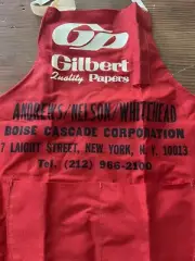 vintage Newspaper Gilbert Quality PAPER NY,NY paperboy newstand Apron